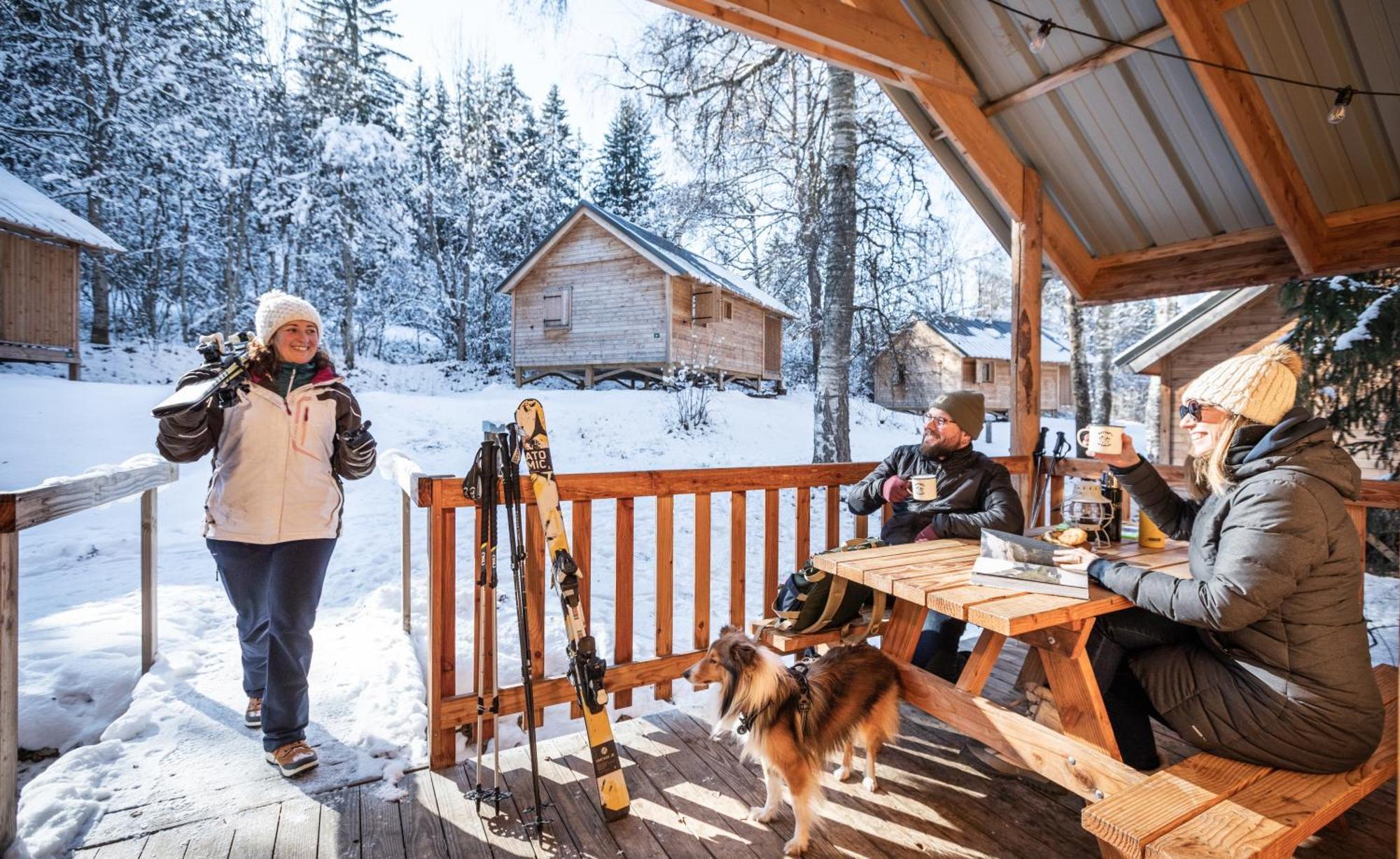 Hotel Huttopia Bozel En Vanoise Zewnętrze zdjęcie